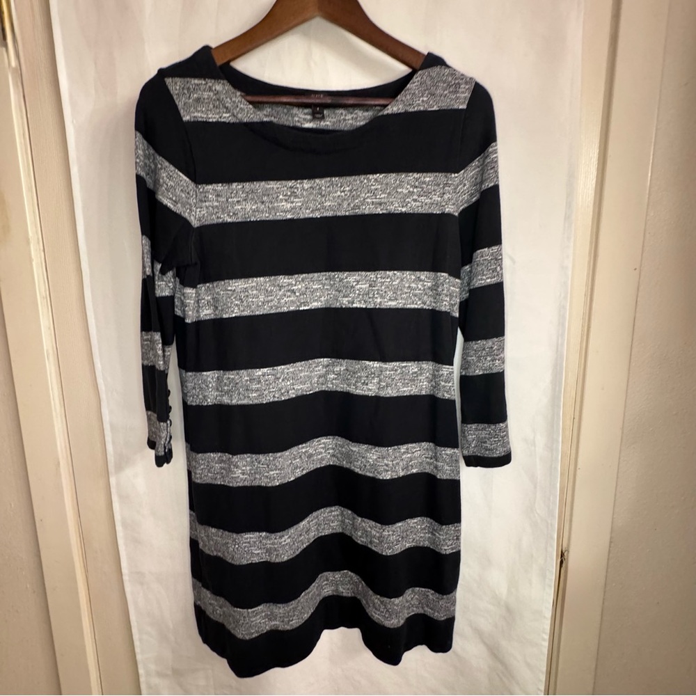 J. Crew striped sweater dress